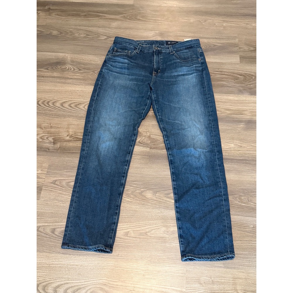 Classic Women's Dark Blue Straight-Leg Jeans